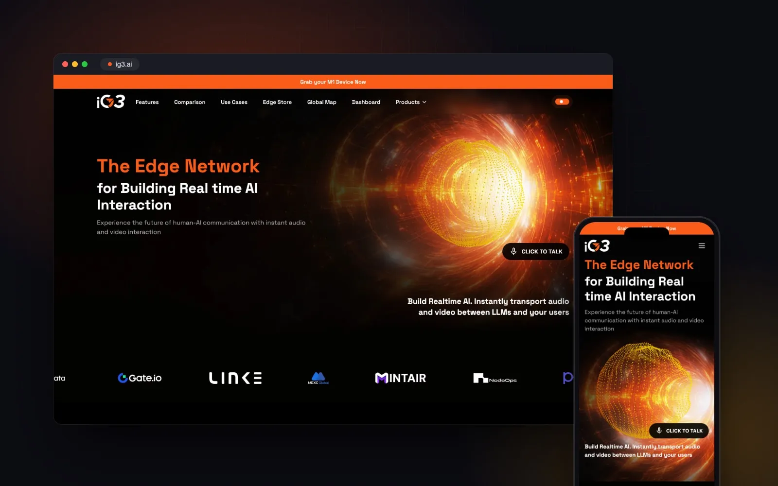 iG3 — Nền tảng AI · Edge network